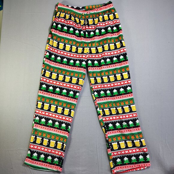 Under Disguise Ugly Christmas pyjamas sleep wear men's size M multi-colour - Picture 1 of 11